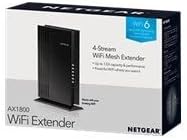 Netgear Nighthawk EAX20 WiFi 6 WLAN Mesh Repeater AX1800 WLAN Verstärker, Abdeckung bis 100 m² & 20