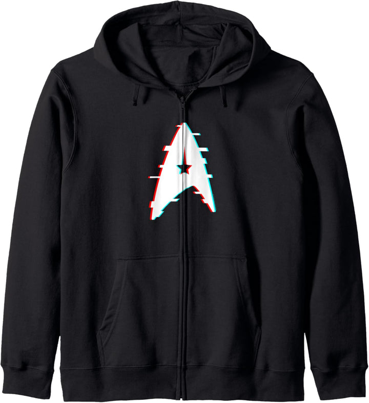 Star Trek: The Original Series Starfleet Glitch White Kapuzenjacke