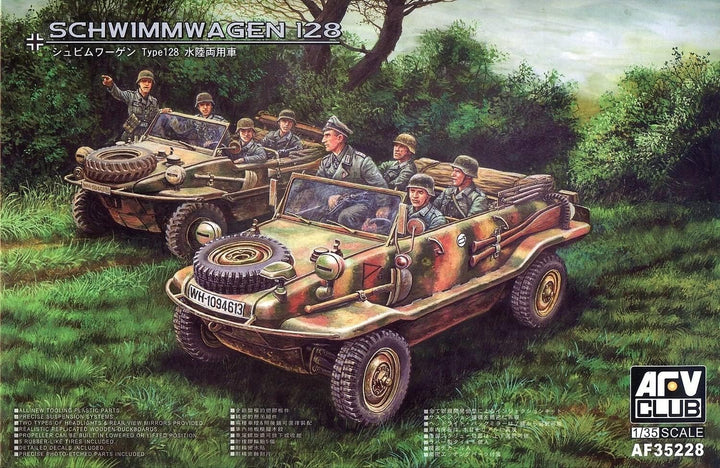 AFV-Club AF35228 VW 128 Schwimmwagen, Fahrzeuge