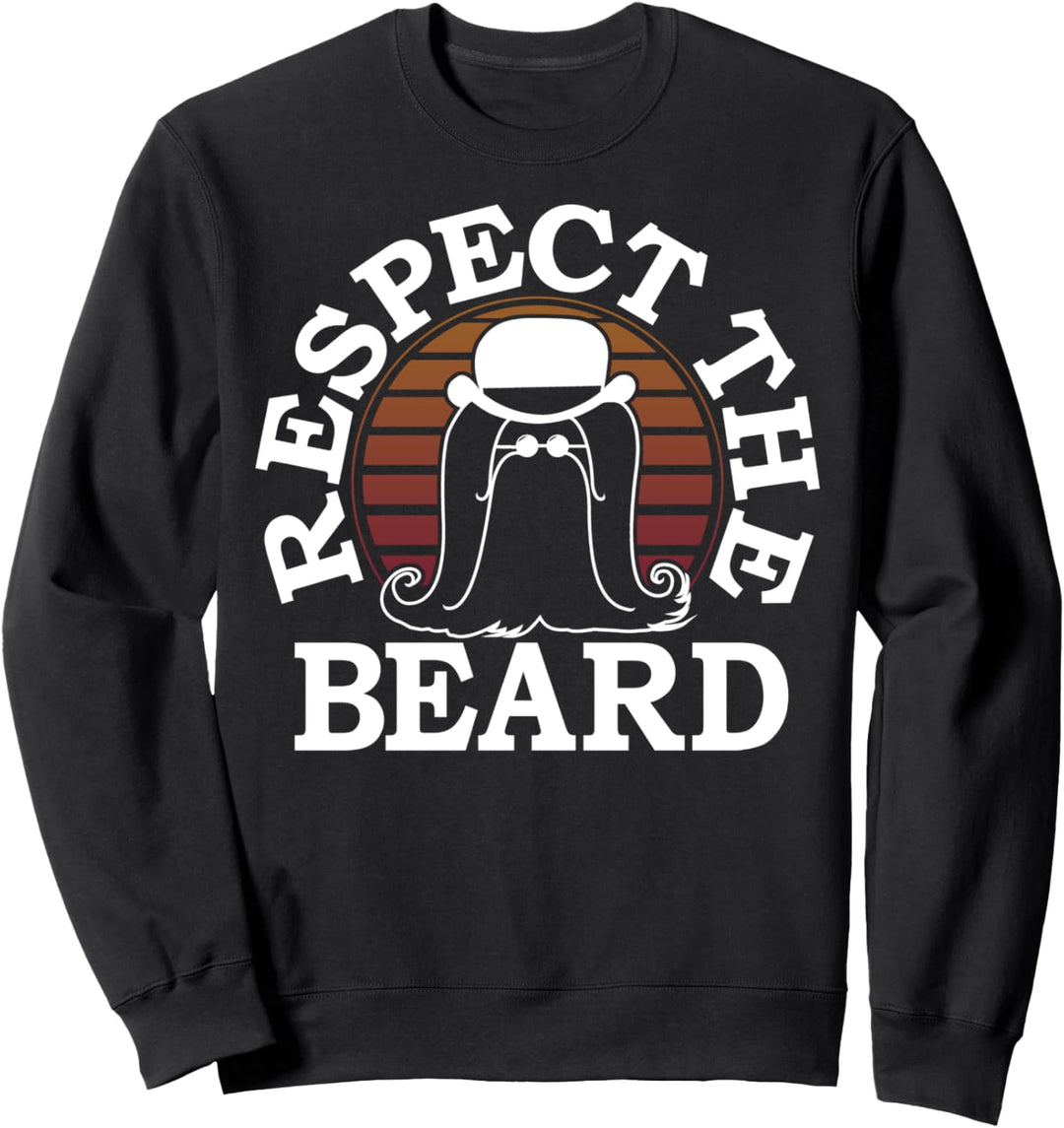 The Addams Family Cousin It Respect The Beard Light Sweatshirt