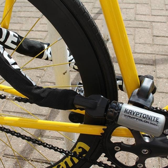 Kryptonite KryptoLok Series 2 Fahrradschloss mit Kette 160 cm, 160 cm