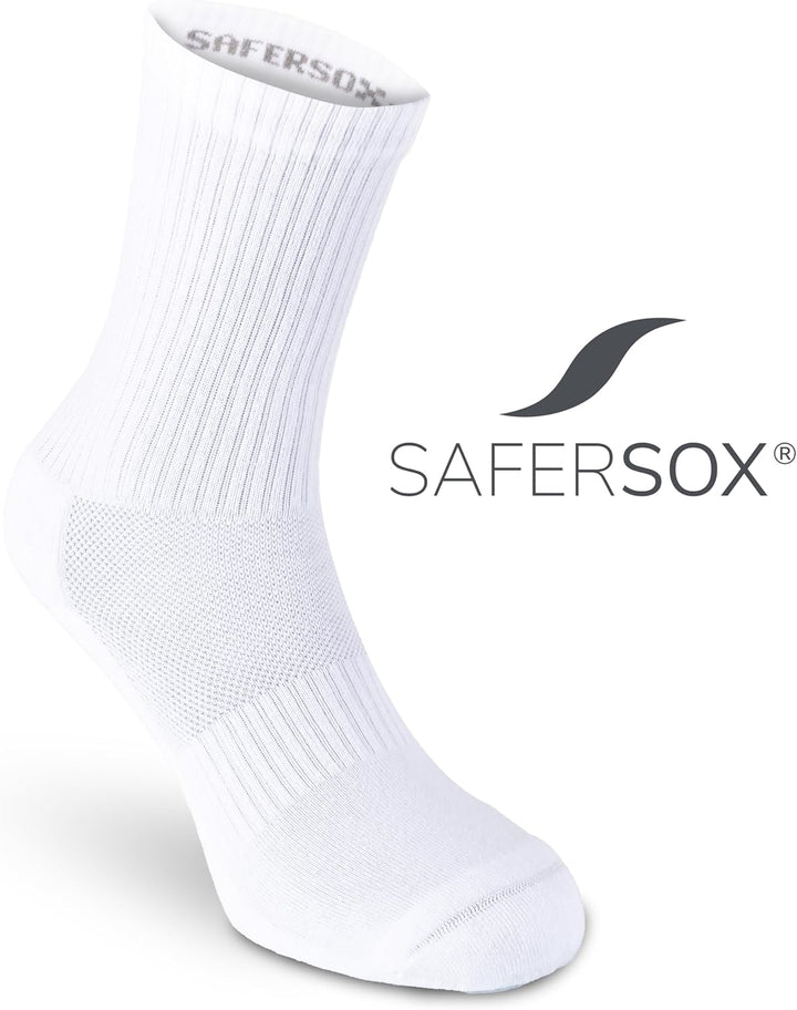 Safersox Sportsocken - Mückenschutz-Socken - in vielen Farben erhältlich! 43-46 3er Vorteilspack Wei