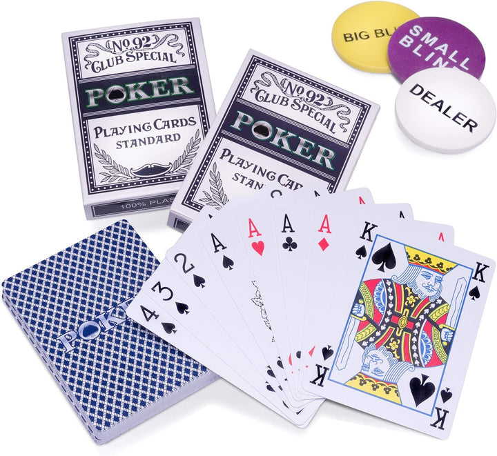 Holz-Pokerkoffer „Wooden Black Edition” 500 abgerundete Ocean-Champion-Chips Laserchips Poker-Set 2
