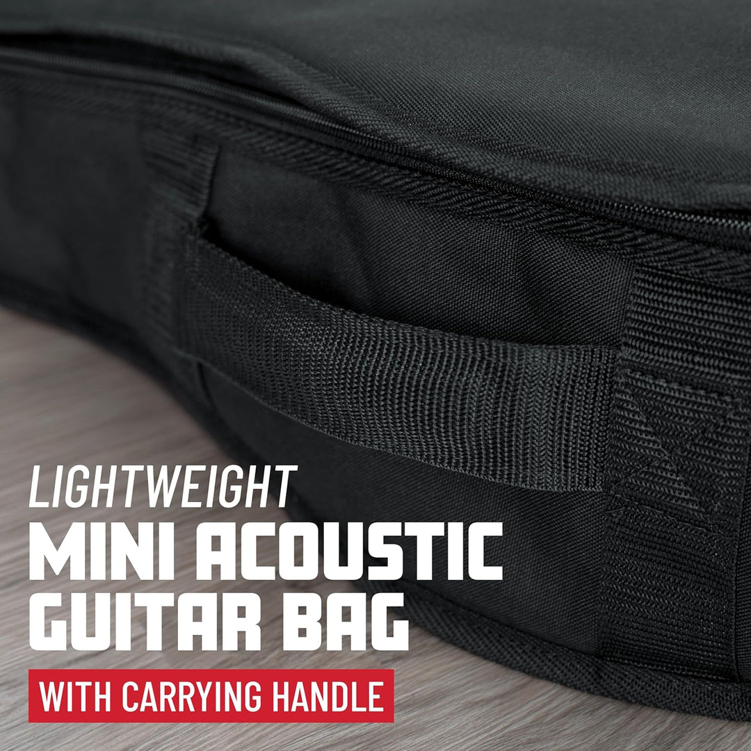 Gator Cases Gig Bag für Mini-Akustikgitarren (GBE-MINI-ACOU), Schwarz, Mini-Akustikgitarre