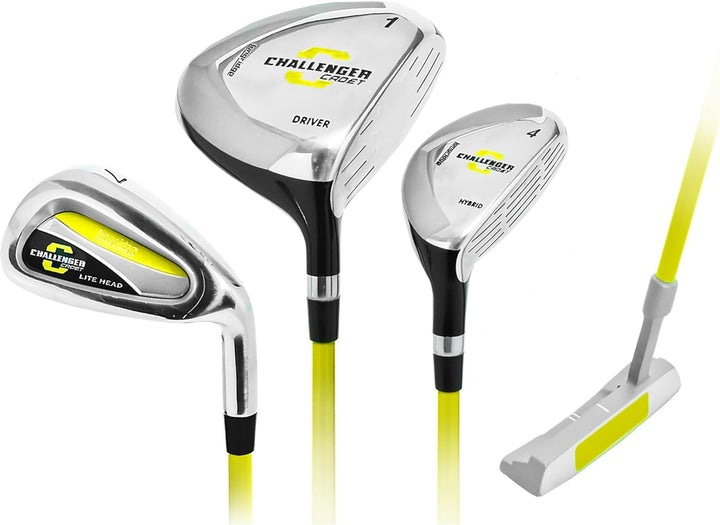 Junior Challenger Golfsets 4 Schläger Einzelbett, 4 Schläger Einzelbett