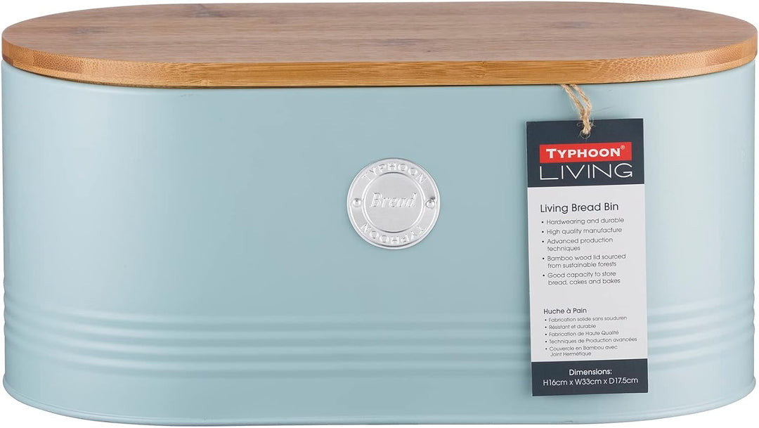Typhoon | Living - Brotkasten, Pastellblau, 7,5 Liter Hellblau Brot, Hellblau Brot