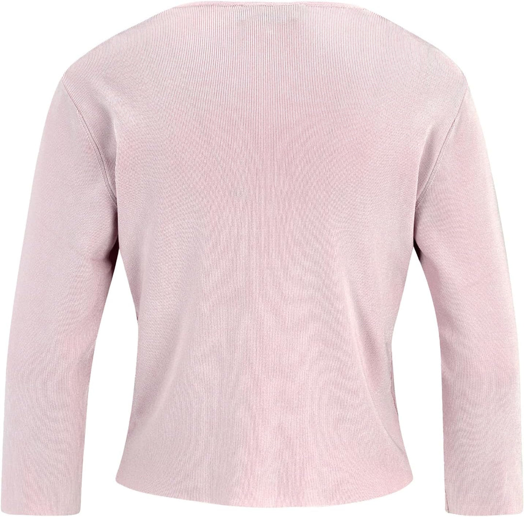 Vera Mont Damen Strickbolero Langarm XS Rosa, XS Rosa