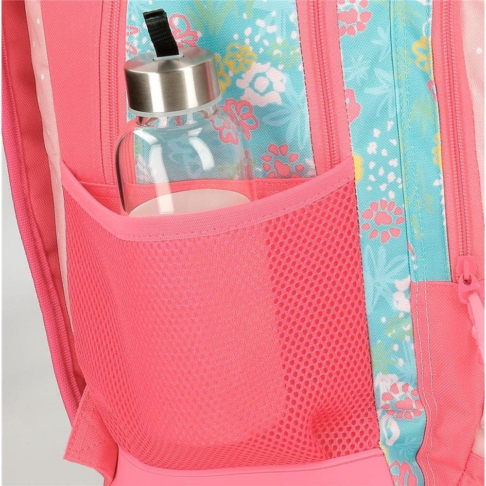 Roll Road My Little Town Rucksack, kompakt, 2 Räder, Rosa, 32 x 43 x 21 cm, Polyester, 28,9 l, Rosa,
