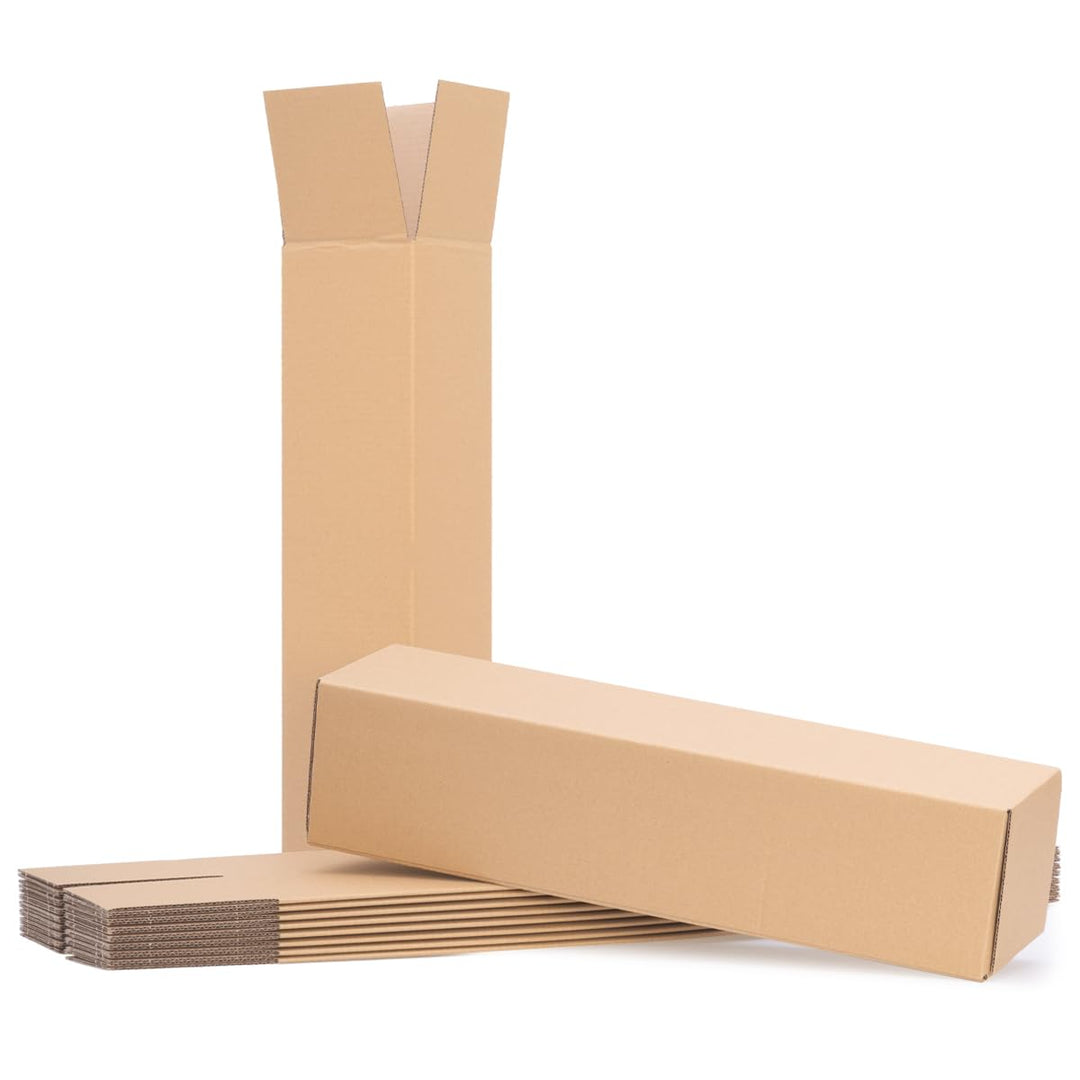 200 Versandhülse eckig 450x110x110 mm Versandrolle Versandrohr Faltkarton ohne Sperrgutzuschlag