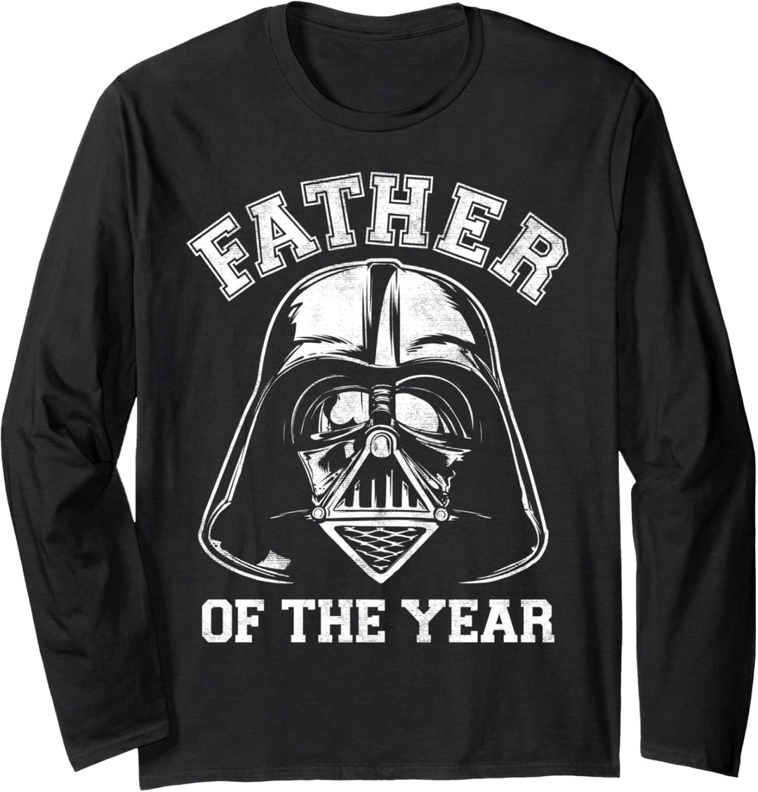 Star Wars Vader Father Of The Year Helmet Langarmshirt