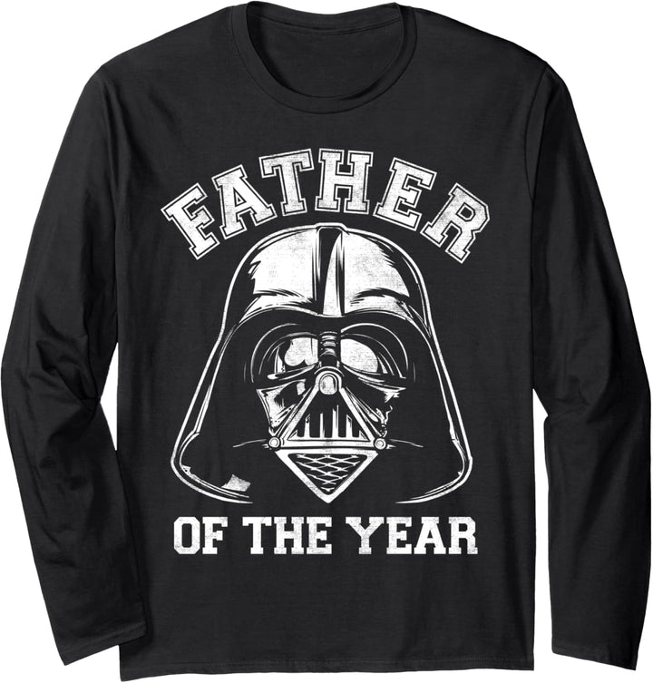 Star Wars Vader Father Of The Year Helmet Langarmshirt