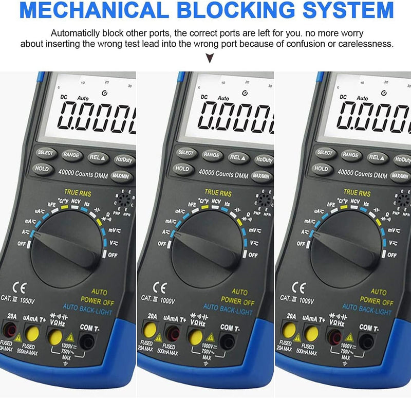 Digital Multimeter Automatisch AP-770D TRMS 40000Count Advanced Multimeter Voltmeter Amperemeter mit