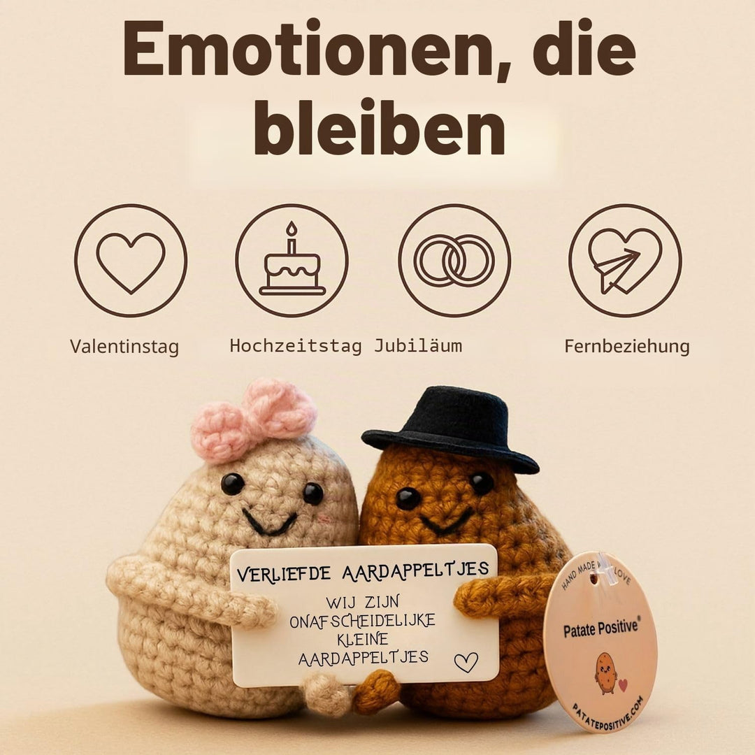 Verliebte Kartoffeln© | Romantisches Geschenk | Sie & Er | Paaridee | Valentinstag Geburtstag Hochze