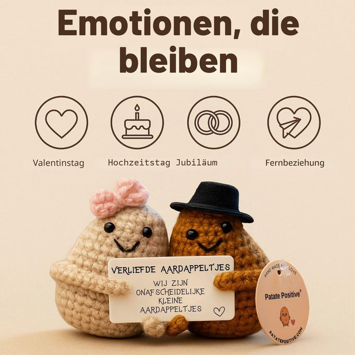 Verliebte Kartoffeln© | Romantisches Geschenk | Sie & Er | Paaridee | Valentinstag Geburtstag Hochze