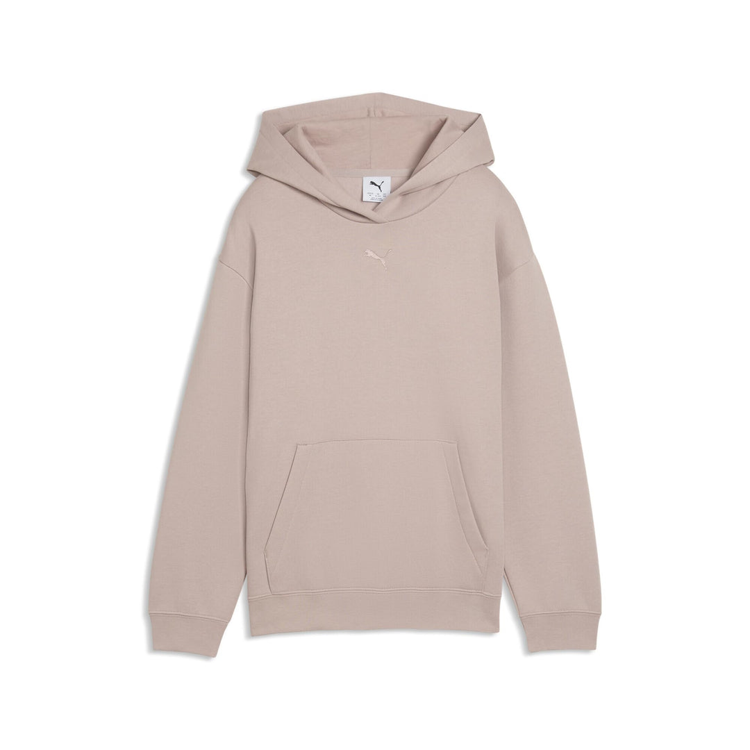 PUMA Mädchen Essentials Fleece Relaxed Hoodie 140 Rose Latte Beige, 140 Rose Latte Beige