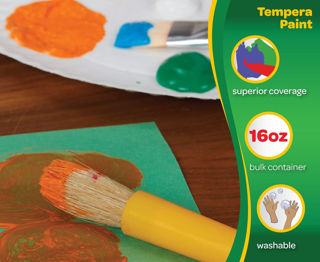 Crayola. 541216042 Premier Tempera Paint, Blue, 16 oz blau, blau