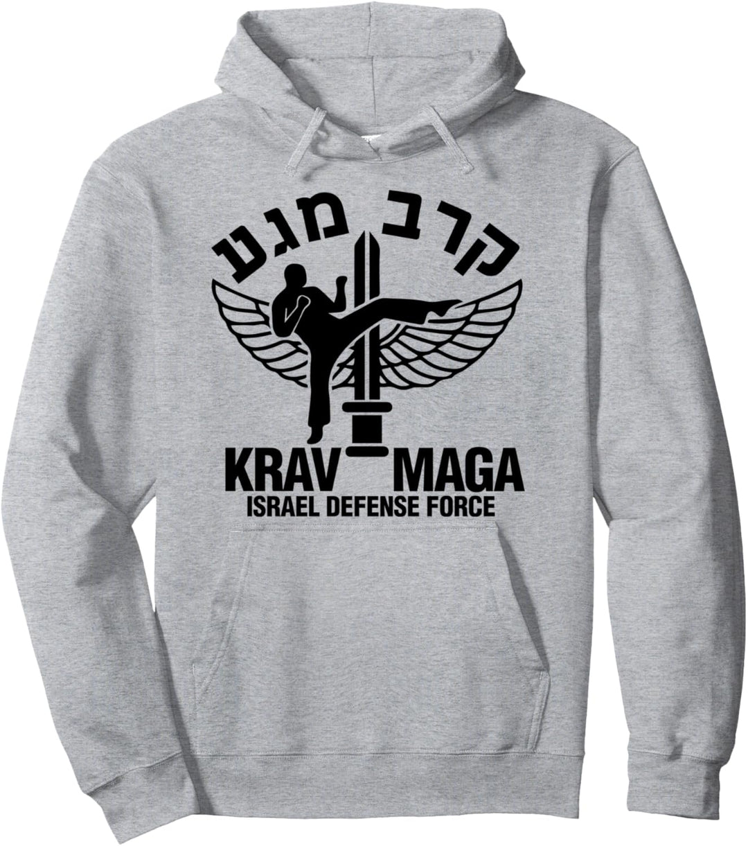 Krav Maga Israel Defense Force IDF Jewish Hanukkah Gift Pullover Hoodie