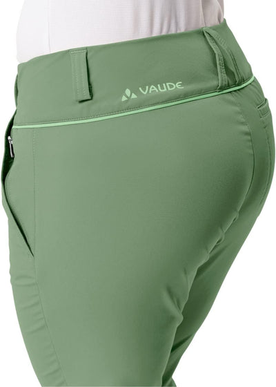 VAUDE Damen Hose Women's Skomer Capri 36 Willow Green, 36 Willow Green