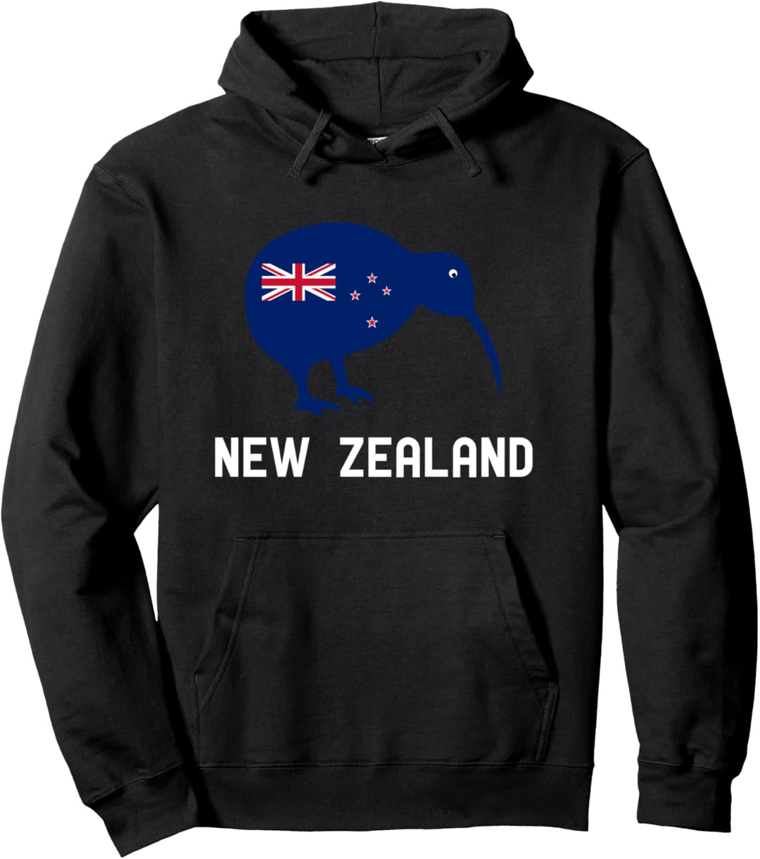 Neuseeland Kiwi Bird Flag Souvenir Pullover Hoodie