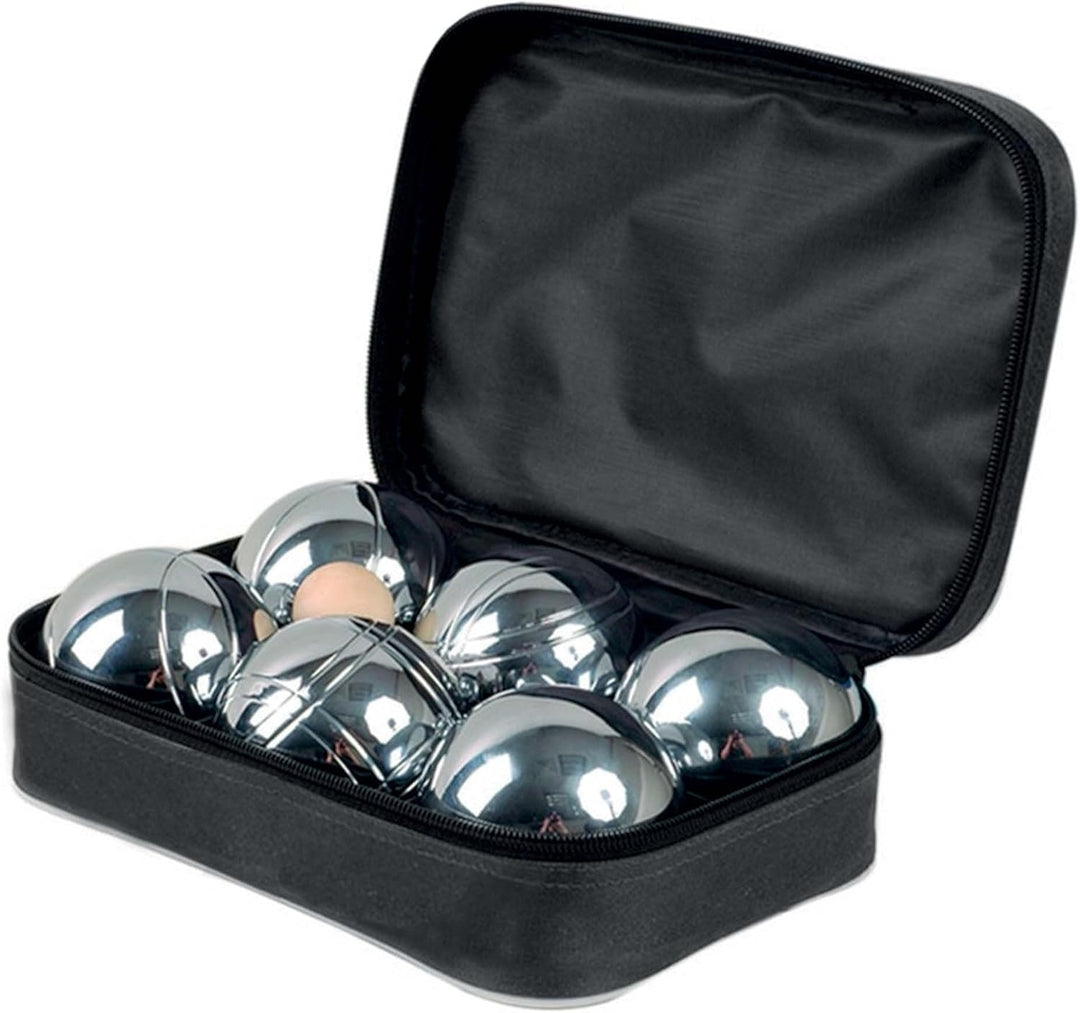 KiMood Boule-Tasche. Für 6 Kugeln, Schwarz,L