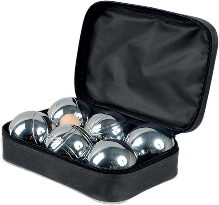 KiMood Boule-Tasche. Für 6 Kugeln, Schwarz,L