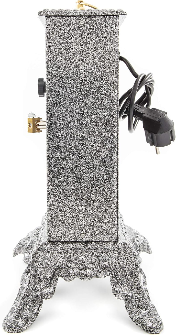 GIEMME B800 Elektrischer Drehspiess – Verstellbarer Drehspiess für BBQ, Grill & Kamin, 220V