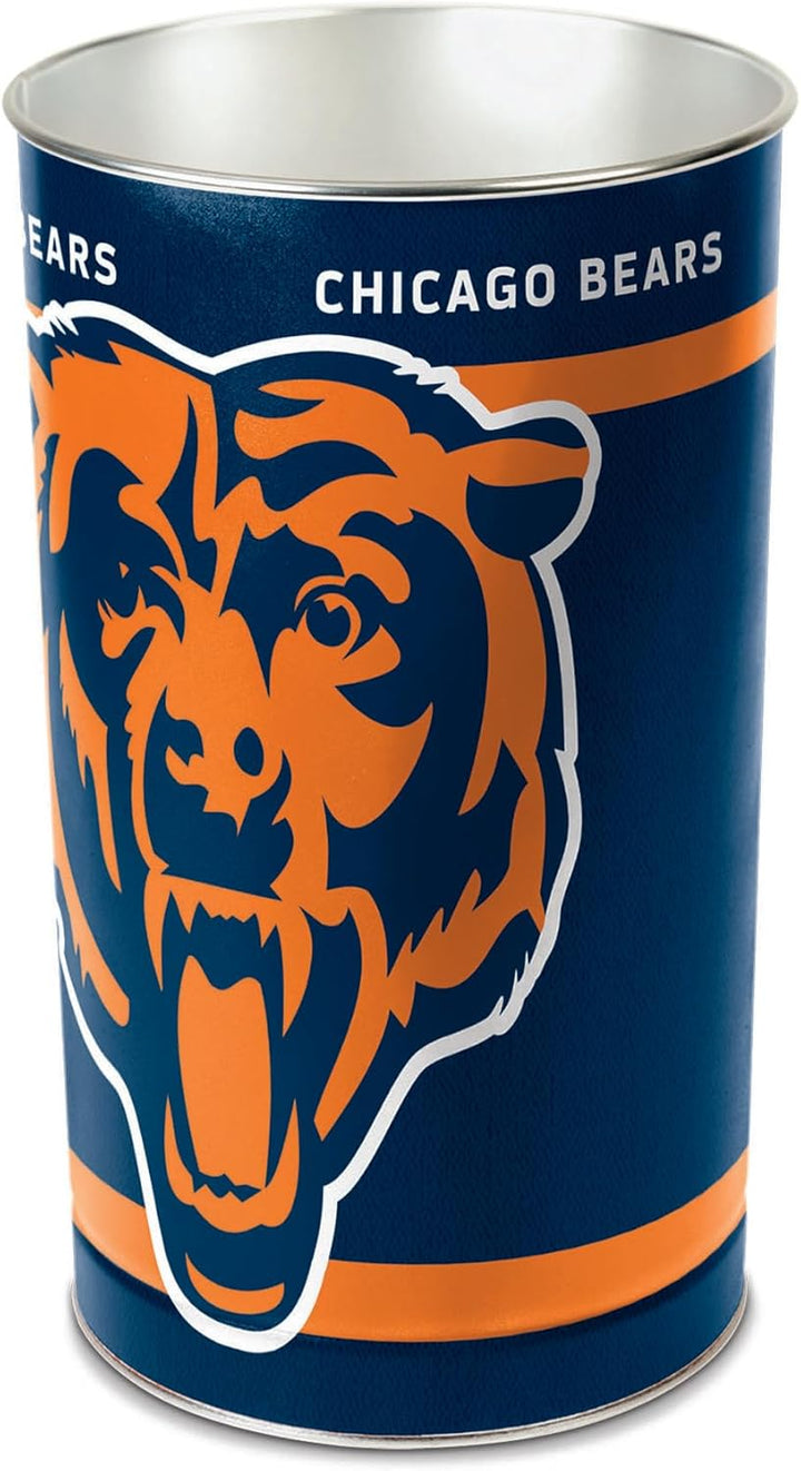 WinCraft Team Effort NFL Wastebasket Chicago Bears, Chicago Bears