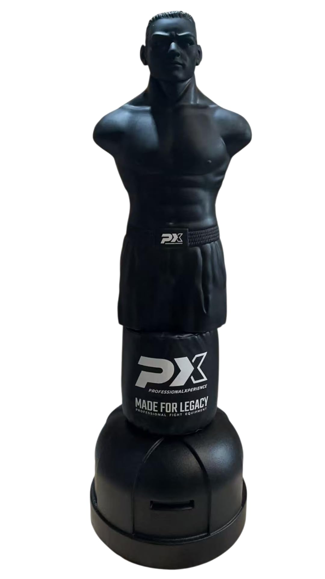 PX Box Dummy Figur KICKFIGHT Black ca. 180 cm - Boxdummy mit Torso, befüllbarer Standfuss bis ca. 10