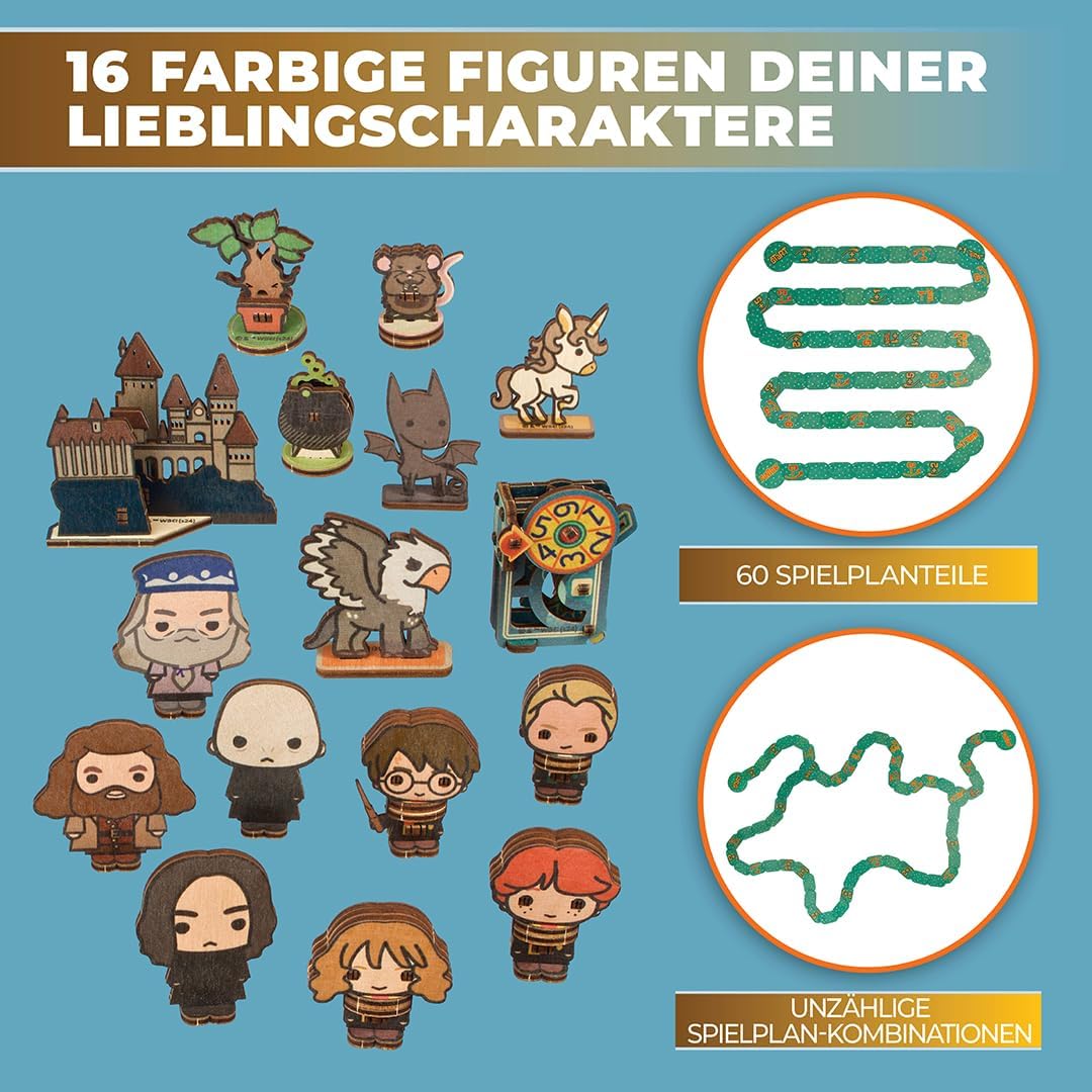 UGEARS Harry Potter Adventskalender 2025 – Road to Hogwarts Modellbausatz 3D holzpuzzle für Erwachse