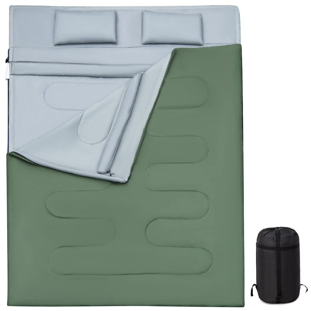 GOPLUS Schlafsack Deckenschlafsack Hüttenschlafsack Doppelschlafsack Reiseschlafsack Trekkingschlafs