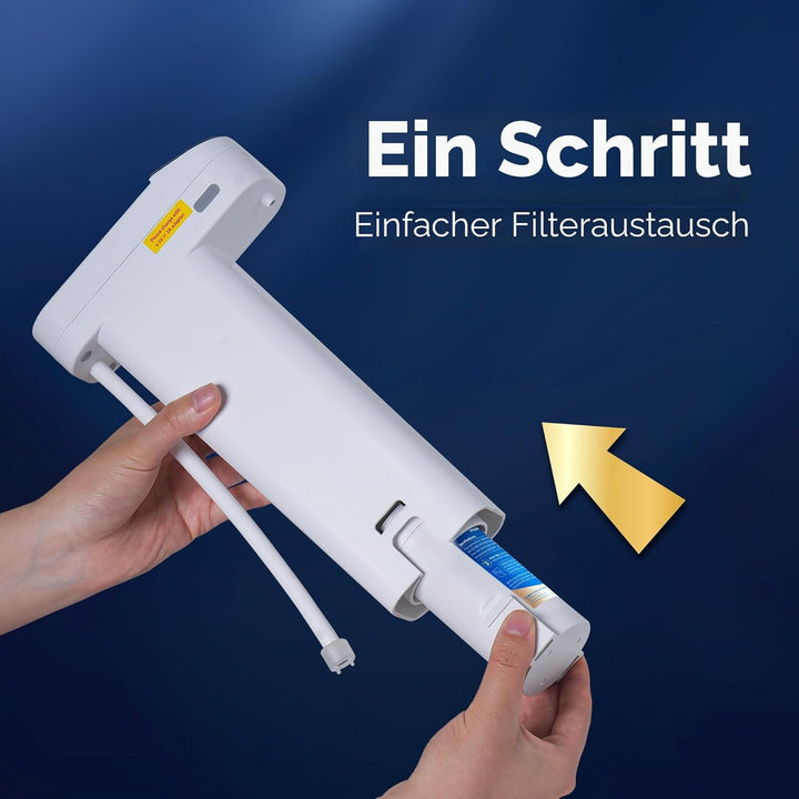 Waterdrop WD-EDF Ersatzfilter für alle Waterdrop Instant-Wasserfilterkannen, WD-ED01W, WD-ED01B, hal