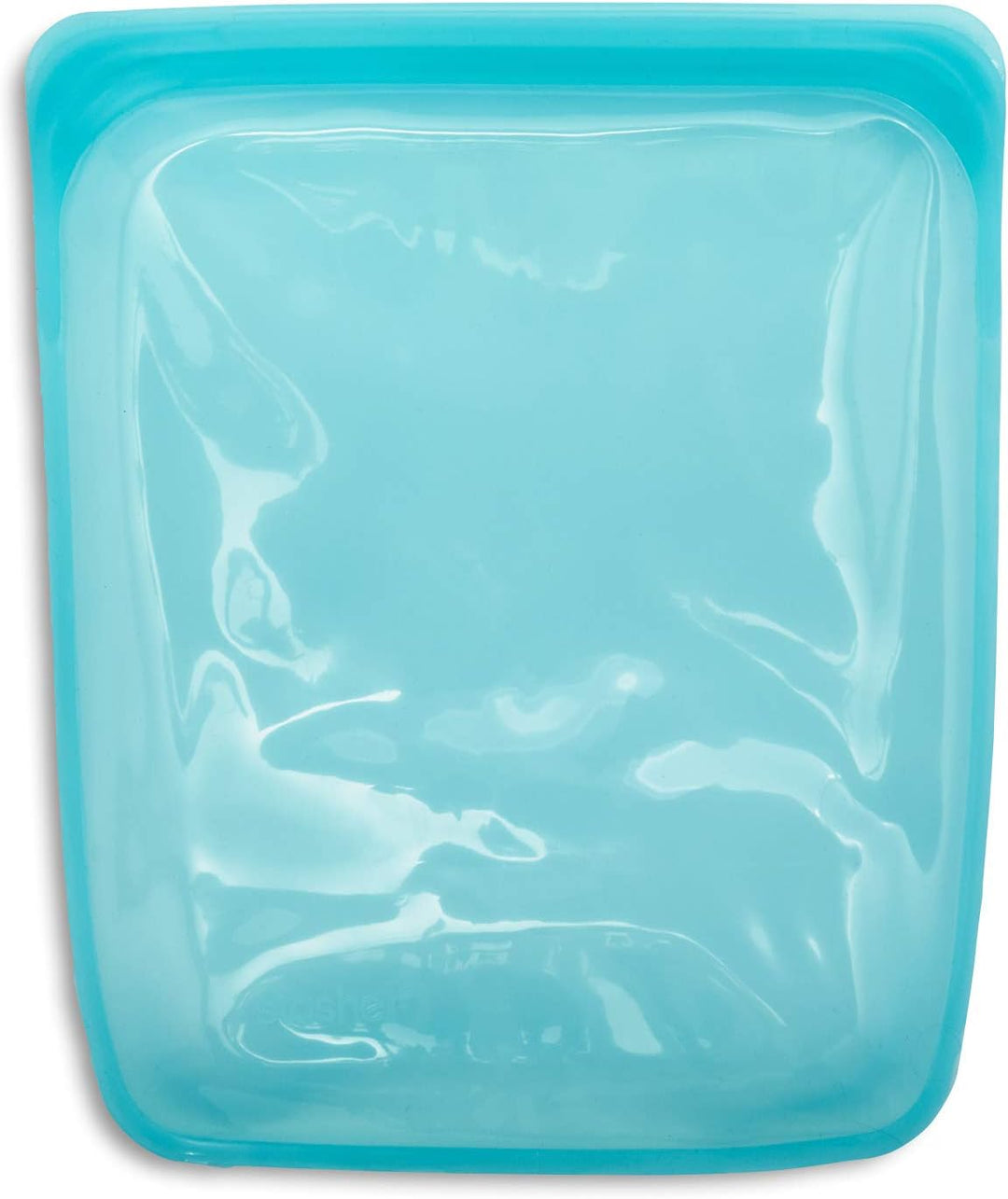 Stasher Bag Premium Silikonbeutel wiederverwendbar für Lebensmittel, Half Gallon, Aqua, Dauerhaft, B