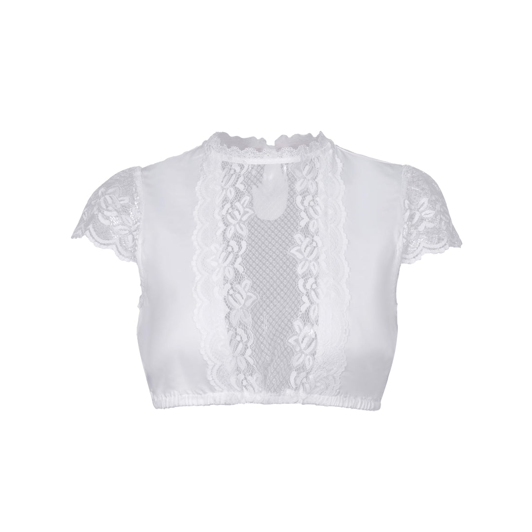 Dirndlbluse Damen Trachtenbluse Creme Dirndl Bluse für Oktoberfest | Bavarian Elegante Dirndl Bluse