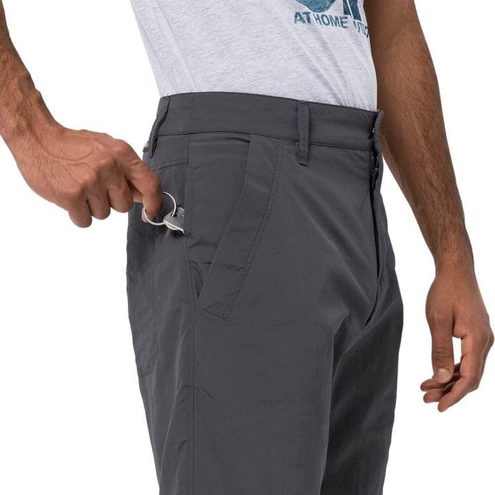 Jack Wolfskin Herren Desert Valley Shorts Men Schnelltrocknende Kurze Wanderhose XS Asphalt, XS Asph