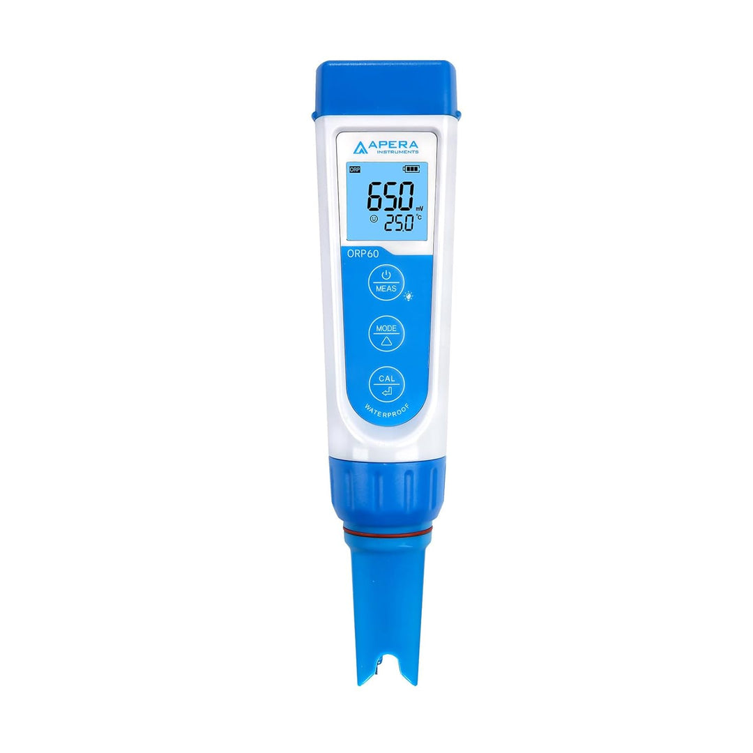 Apera Instruments ORP60 Premuim ORP-Messgerät (Redoxpotenzial Messung, ±1 mV/0,2 % Genauigkeit, Mess