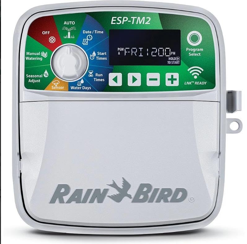 Bewässerungs-Set für den Innenbereich, Rain Bird ESP-TM2, 8 Zonen + LNK2 WiFi-Modul, Komplettlösung