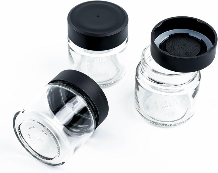 silwy® Feinkost-Magnetgläser 3er-Set (White & Classy 125ml)
