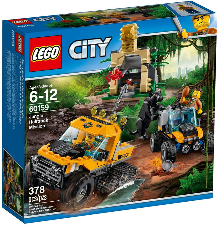 LEGO City 60159 - Mission mit dem Dschungel-Halbkettenfahrzeug Single, Single