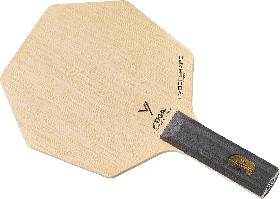 STIGA Cybershape Wood Tischtennis Holz – Tischtennisholz aus Holz mit exklusiver Cybershape-Form Ger