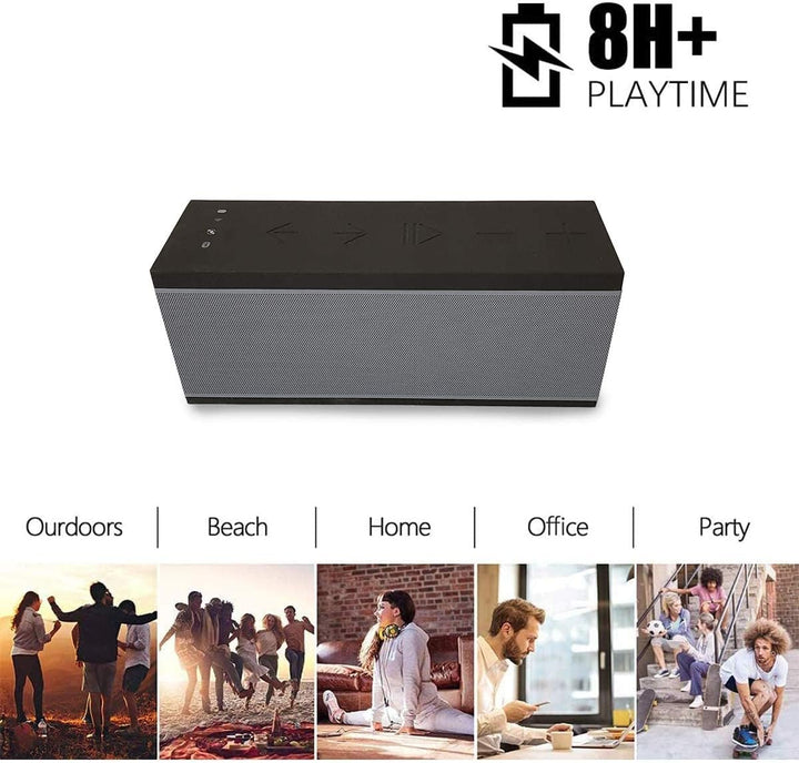 BSL-miniPRO Tragbarer WLAN- und Bluetooth-Lautsprecher | Freisprecheinrichtung | für eine Vielzahl v