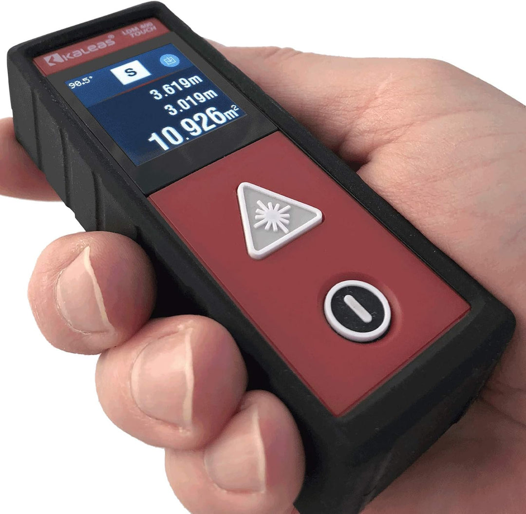 Profi-Laser-Entfernungsmesser LDM 400 Touch für Entfernung bis 40m [Genauigkeit ±2mm] mit Touch-Scre