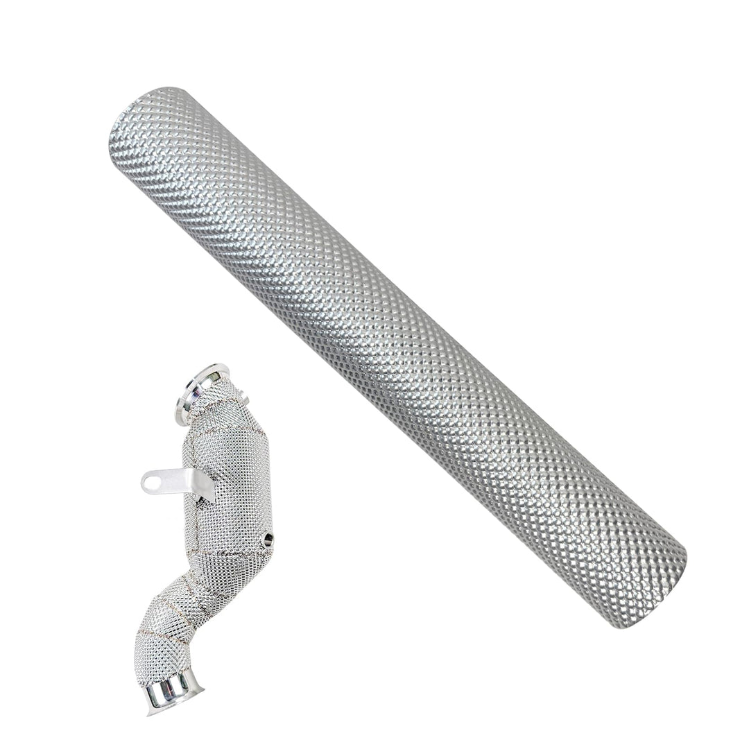 Hitzeschutz Hitzeblech Geprägte,40CMx100CM Aluminium Auspuff Hitzeschutzblech,Hitzeschutzblech Repar