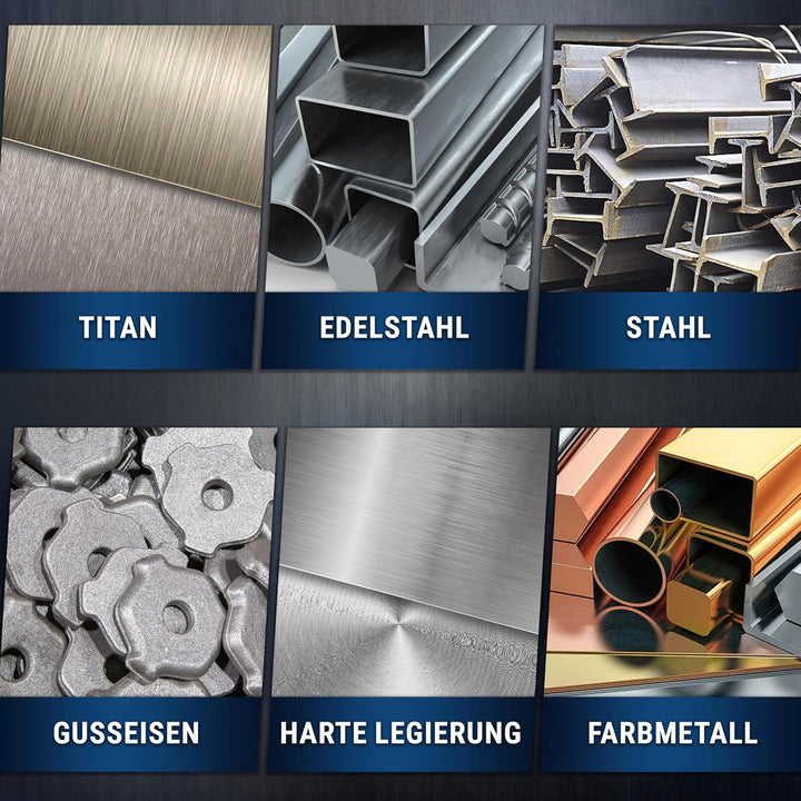 S&amp;R Metallbohrer Set 1,0-10 mm, 19 Stk, Industrie-Qualität, extra hohe Standzeit, HSS COBALT Kobaltl