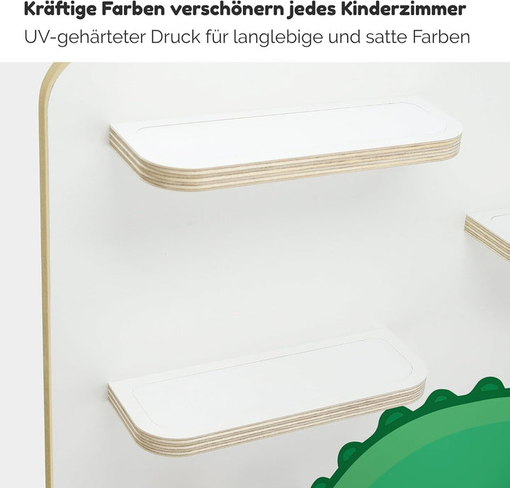 stadtecken Holzregal für Musikbox I Geeignet für die Toniebox und ca. 50 Tonies I Perfekte Tonie Auf