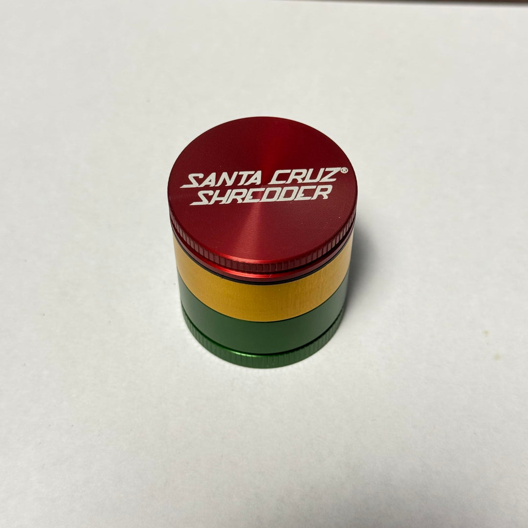 Santa Cruz Shredder Kräutermühle aus Metall, gerändelt, für stärkeren Griff, 3 Stück, klein, 4,3 cm