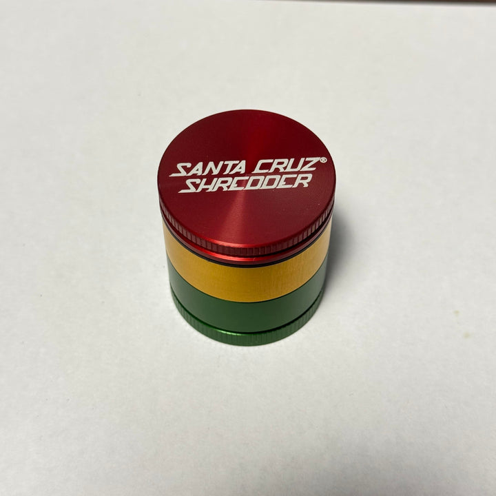 Santa Cruz Shredder Kräutermühle aus Metall, gerändelt, für stärkeren Griff, 3 Stück, klein, 4,3 cm