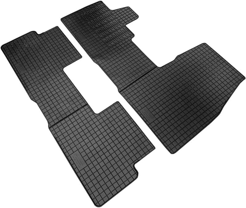 AUTO-STYLE Satz Gummimatten kompatibel mit BMW i3 (L01) 2013- (4-teilig + Montagesystem)