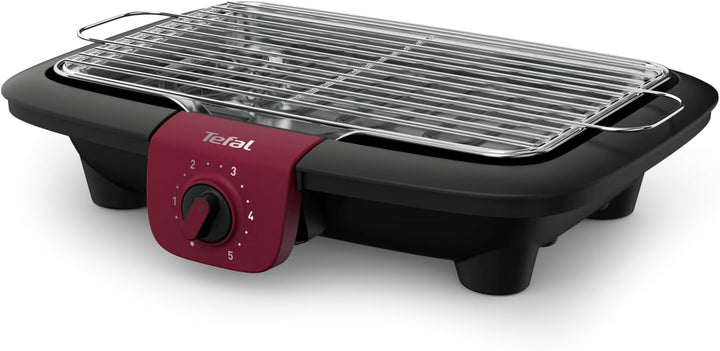 Tefal BG90E5 Easygrill Adjust Elektro- Tischgrill | 2300 Watt | 720 cm² Grillfläche | Einfache Reini