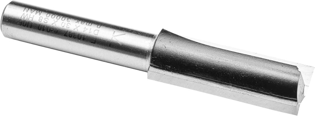 ENT 10387 Nutfräser HW, Schaft (S) 8 mm, Durchmesser (D) 14 mm, NL 30 mm, SL 32 mm, GL 62 mm D=14 /