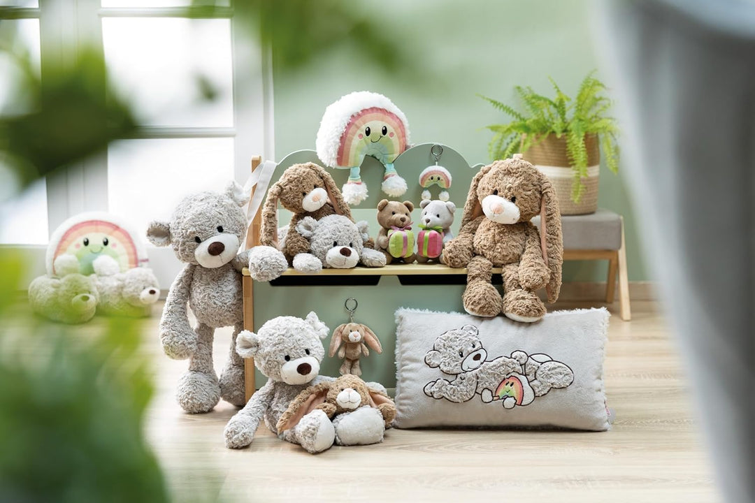 NICI Kuscheltier Hase Lopino 20cm - braun - Weiches Plüschtier – niedliches Stofftier zum Kuscheln &amp;